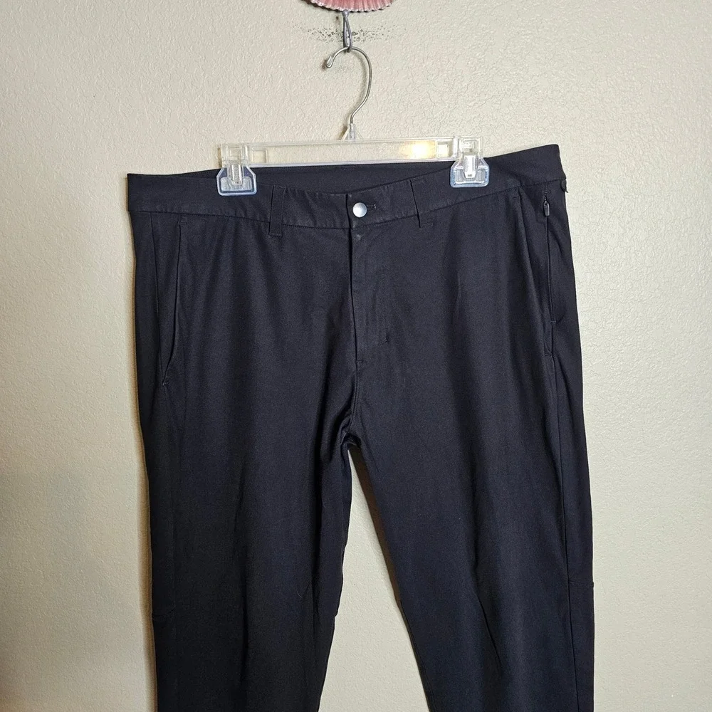 Lululemon Commission Pant Slim Warpstreme Black Mens 38